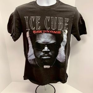 Ice Cube Raw Footage Black T Shirt Size Small